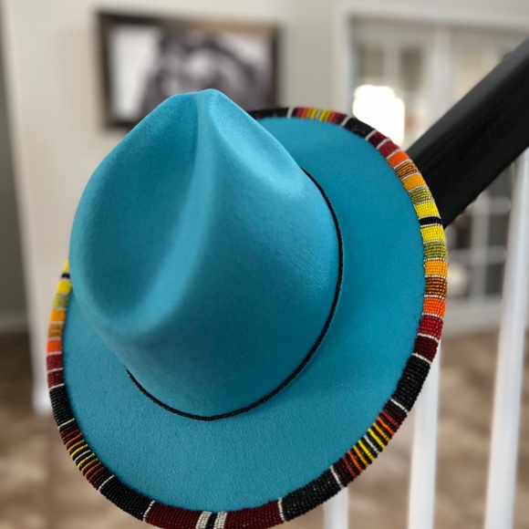 Southwest beaded hat main image 4